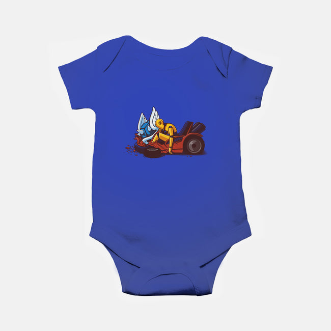 Kart Crash-baby basic onesie-Naolito