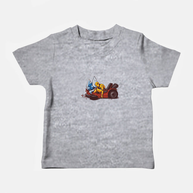 Kart Crash-baby basic tee-Naolito