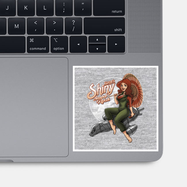Kaylee's Spacecraft Repair-none glossy sticker-Bamboota