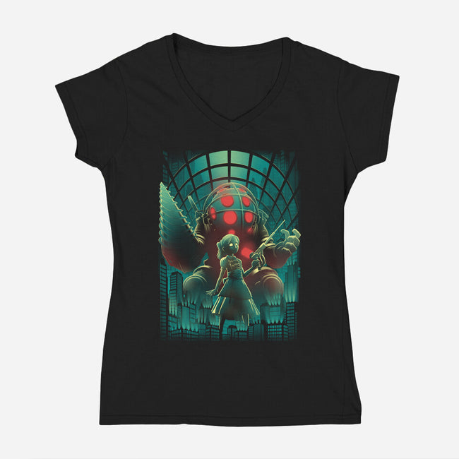 Kill Him, Mr. B-womens v-neck tee-Fuacka