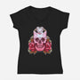 Killer Queen of Diamonds-womens v-neck tee-AutoSave