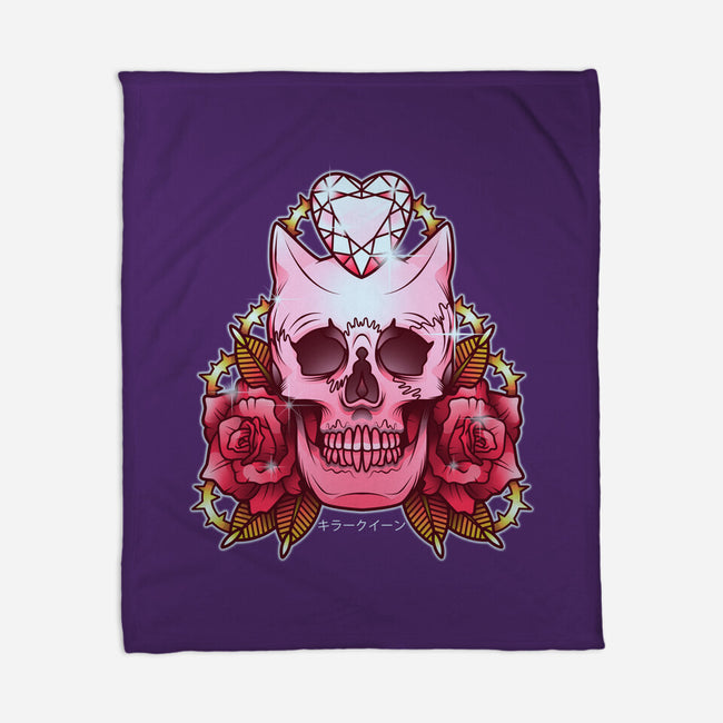 Killer Queen of Diamonds-none fleece blanket-AutoSave