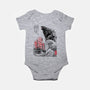 King Kaiju Sumi-e-baby basic onesie-DrMonekers