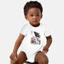 King Kaiju Sumi-e-baby basic onesie-DrMonekers