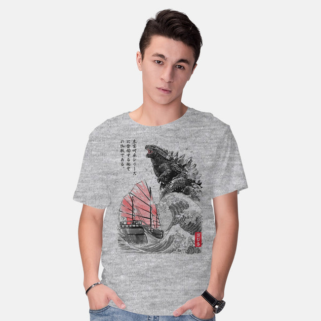 King Kaiju Sumi-e-mens basic tee-DrMonekers