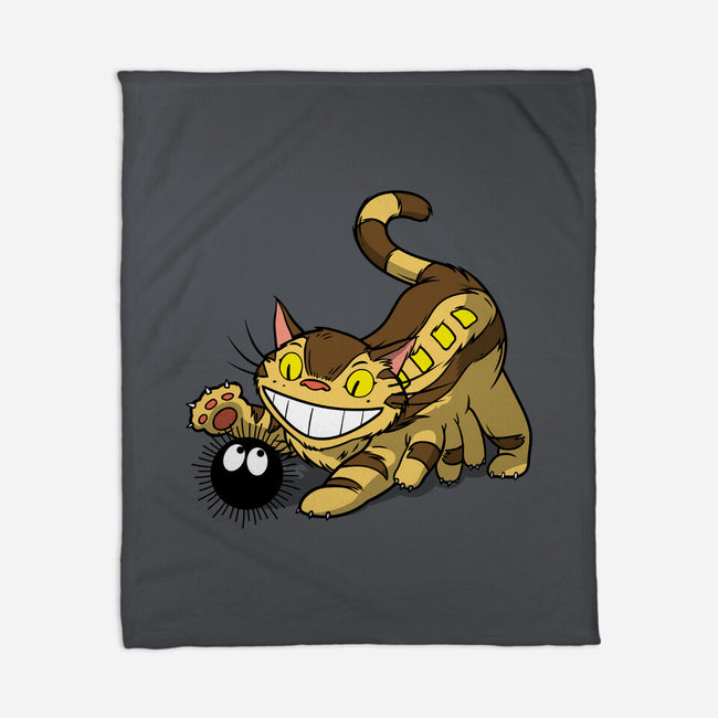 Kitten Bus-none fleece blanket-drbutler