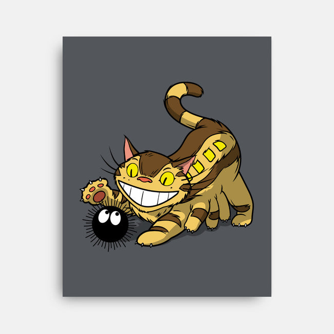 Kitten Bus-none stretched canvas-drbutler