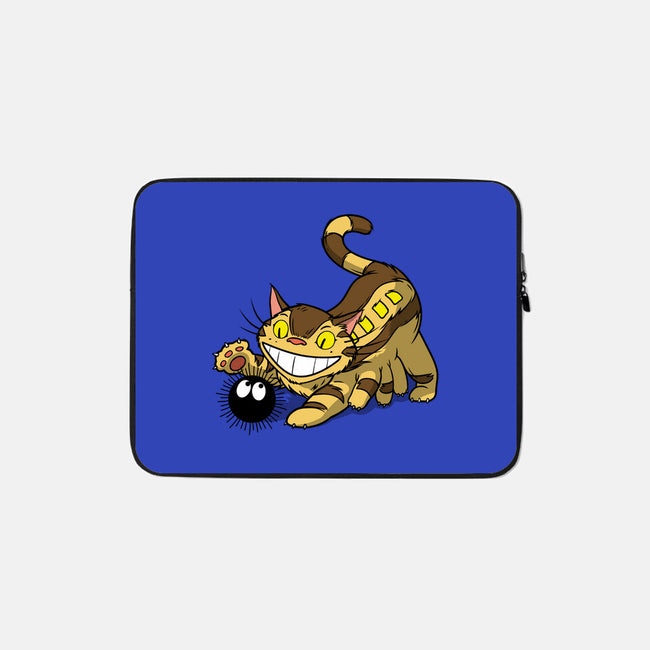 Kitten Bus-none zippered laptop sleeve-drbutler