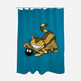 Kitten Bus-none polyester shower curtain-drbutler