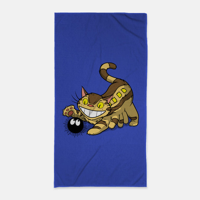 Kitten Bus-none beach towel-drbutler