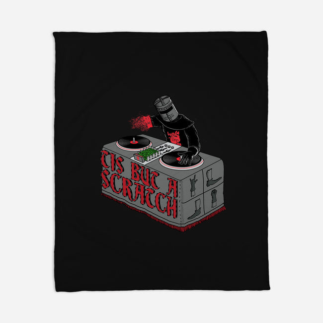 Knight of the Turntable-none fleece blanket-Scott Neilson Concepts