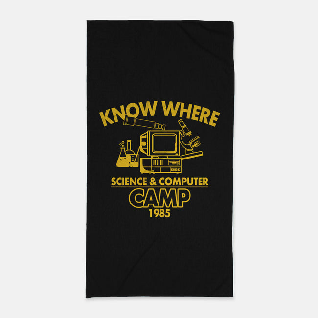 Know Where Camp-none beach towel-Boggs Nicolas