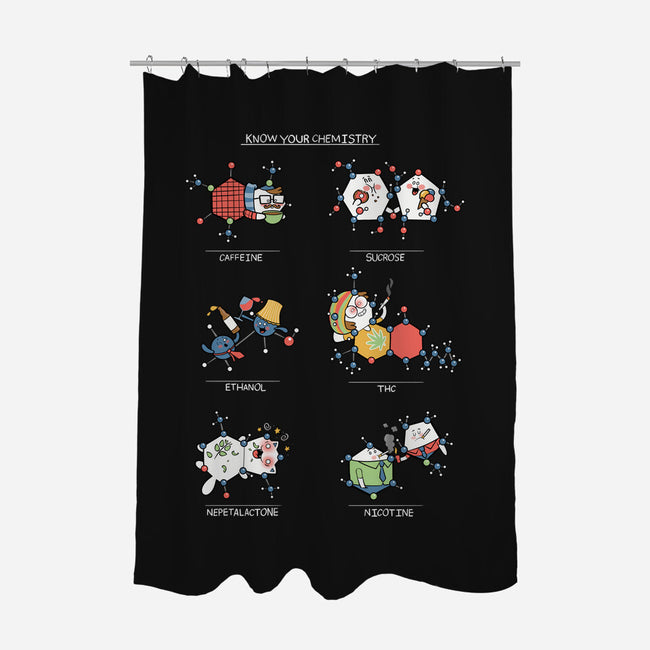 Know Your Chemistry-none polyester shower curtain-queenmob
