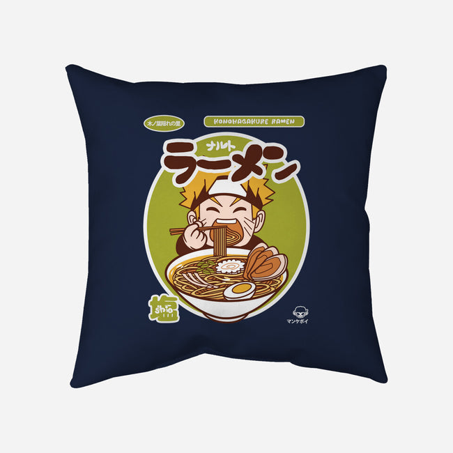 Konohagakure Ramen-none removable cover throw pillow-mankeeboi