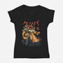 Koopa Kaiju-womens v-neck tee-vp021