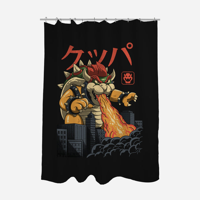 Koopa Kaiju-none polyester shower curtain-vp021