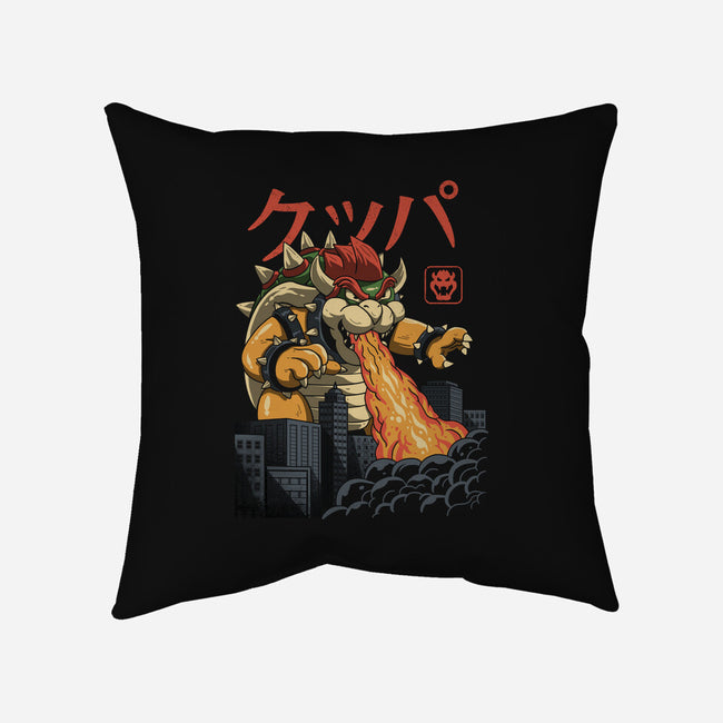 Koopa Kaiju-none removable cover w insert throw pillow-vp021