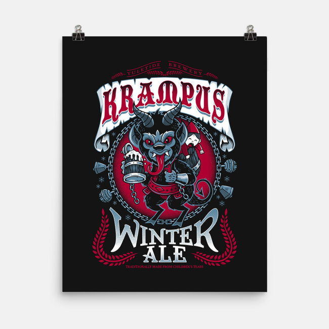 Krampus Winter Ale-none matte poster-Nemons
