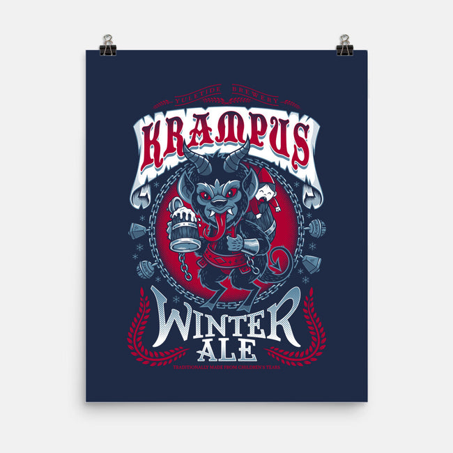 Krampus Winter Ale-none matte poster-Nemons
