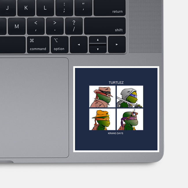 Krang Days-none glossy sticker-seandore