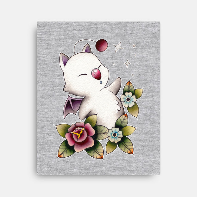 Kupo Tattoo-none stretched canvas-michellecoffee