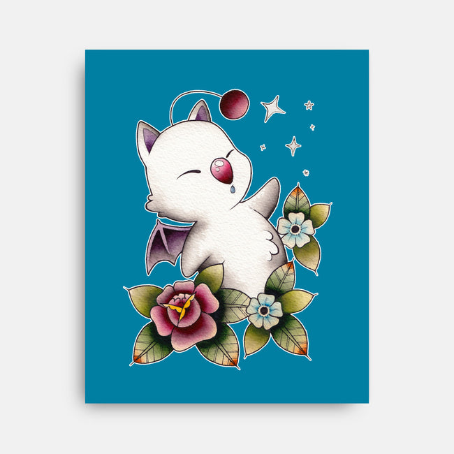 Kupo Tattoo-none stretched canvas-michellecoffee