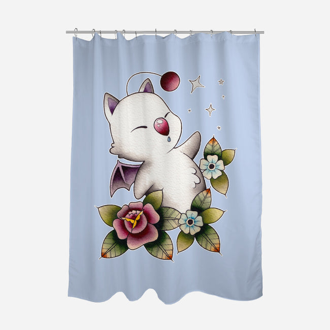 Kupo Tattoo-none polyester shower curtain-michellecoffee