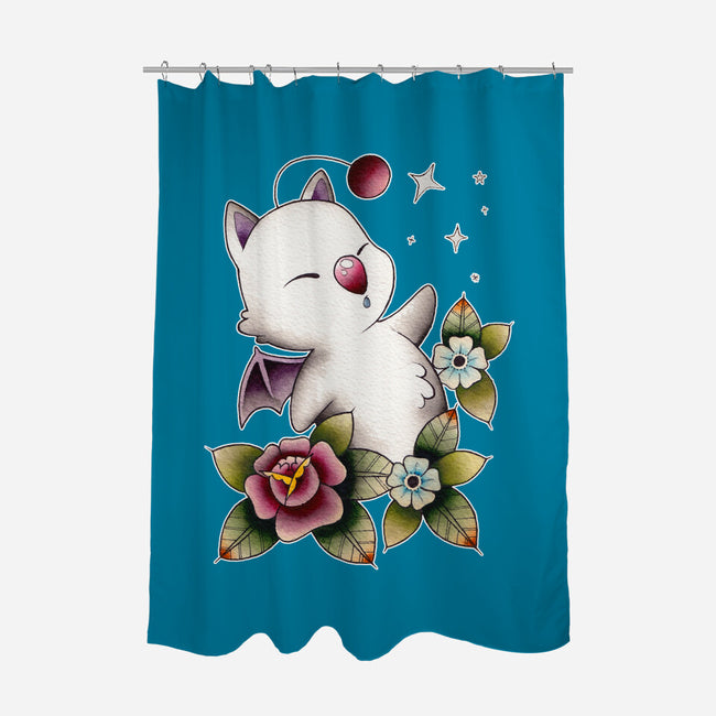 Kupo Tattoo-none polyester shower curtain-michellecoffee