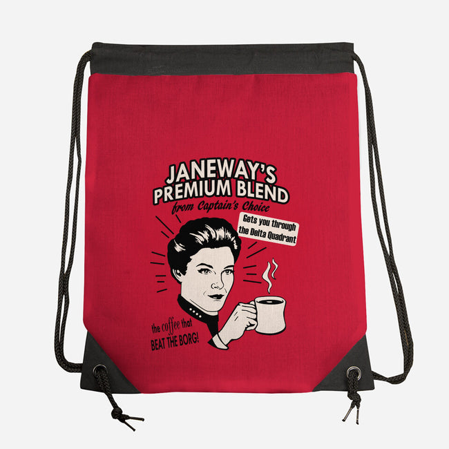 Janeway's Premium Blend-none drawstring bag-ladymagumba