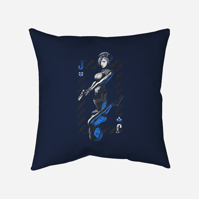 Jill of Hearts-none removable cover throw pillow-barefists
