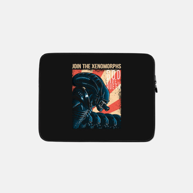 Join the Xenomorphs-none zippered laptop sleeve-trheewood