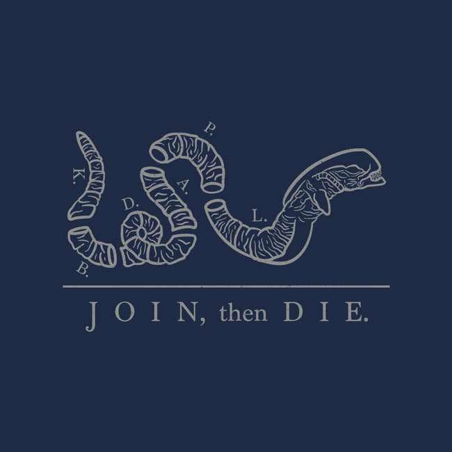 Join Then Die-none glossy sticker-Beware_1984
