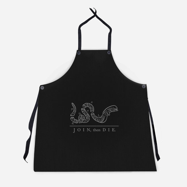 Join Then Die-unisex kitchen apron-Beware_1984