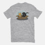 Jonesy and His Copilot-womens fitted tee-beckadoodles