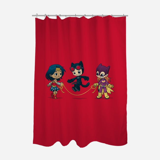 Jump!-none polyester shower curtain-DoOomcat