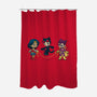 Jump!-none polyester shower curtain-DoOomcat