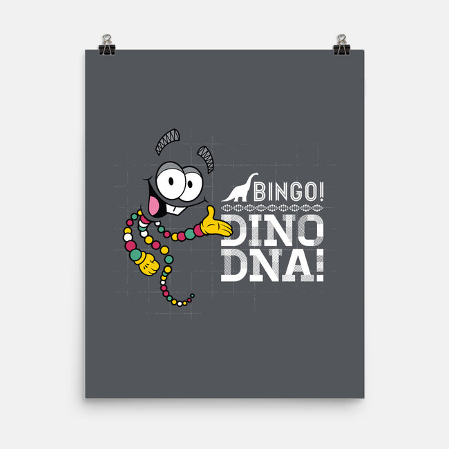 Jurassic Bingo-none matte poster-Mdk7