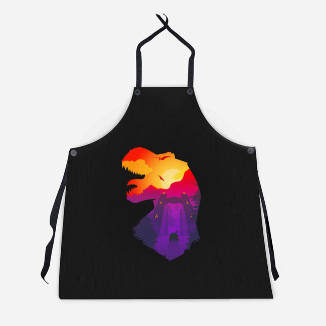 Jurassic Dawn-unisex kitchen apron-Guillercraist