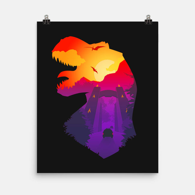 Jurassic Dawn-none matte poster-Guillercraist