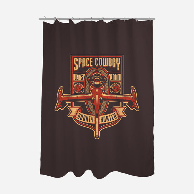 Just a Humble Bounty Hunter-none polyester shower curtain-adho1982