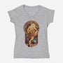 Just As Sane As I Am-womens v-neck tee-MeganLara