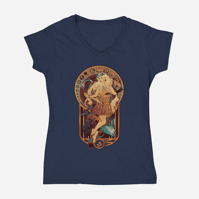 Just As Sane As I Am-womens v-neck tee-MeganLara