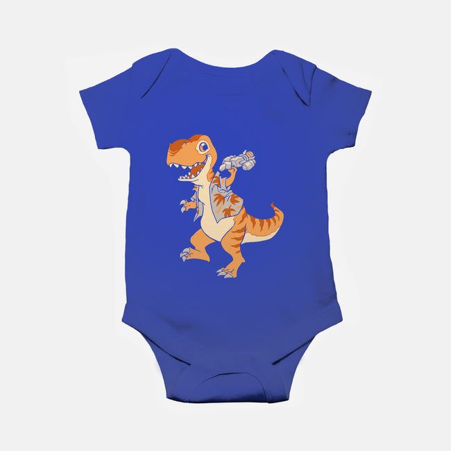 Just Keep Flying-baby basic onesie-DoOomcat