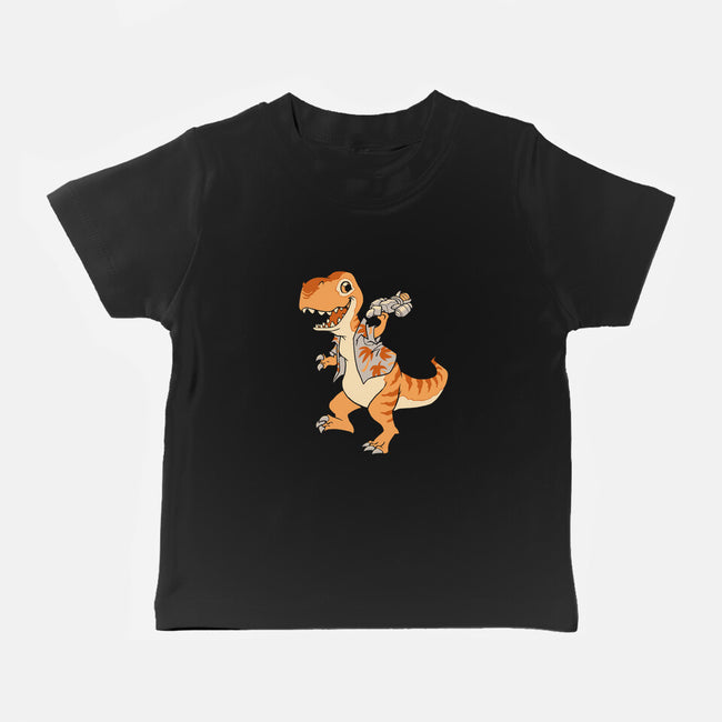 Just Keep Flying-baby basic tee-DoOomcat