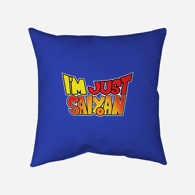 Just Saiyan-none non-removable cover w insert throw pillow-Kat_Haynes