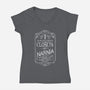 I Always Check Closets-womens v-neck tee-Ma_Lockser