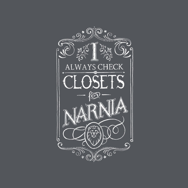 I Always Check Closets-none matte poster-Ma_Lockser