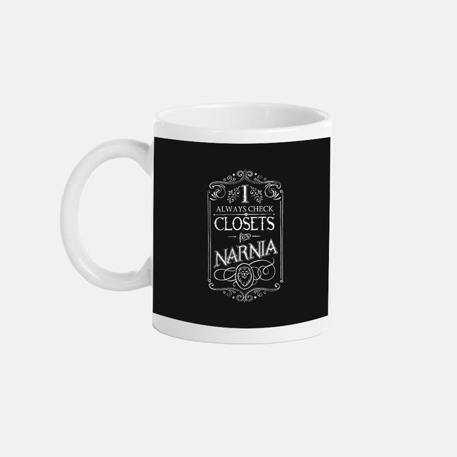 I Always Check Closets-none glossy mug-Ma_Lockser