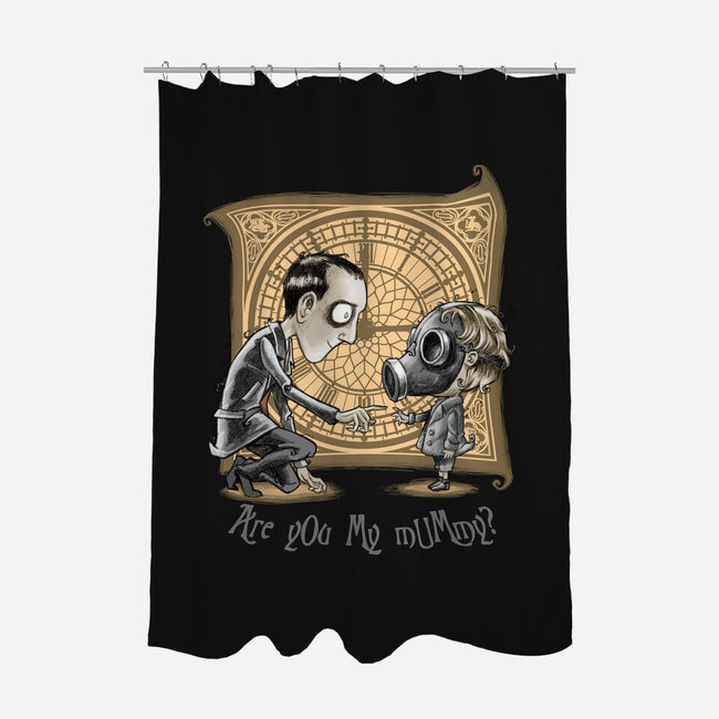 I Am Not Your Mummy-none polyester shower curtain-saqman
