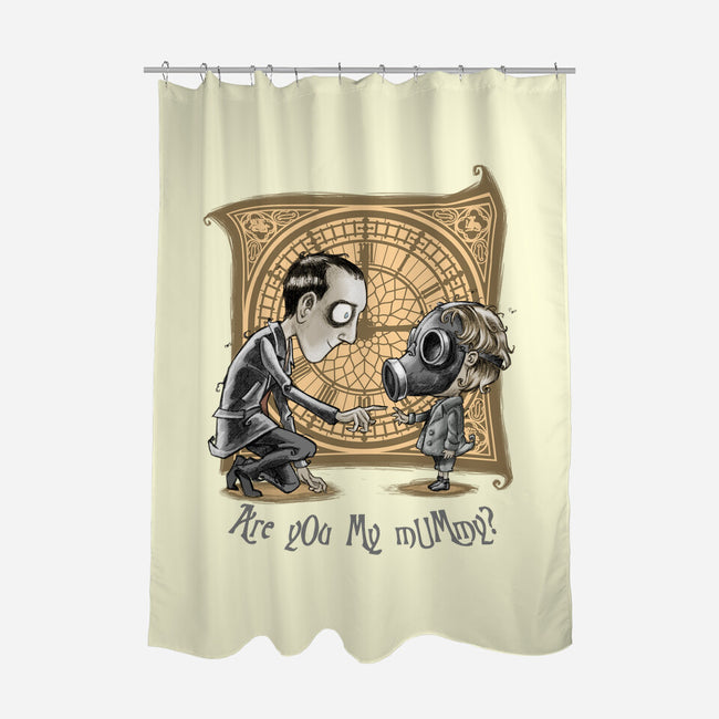 I Am Not Your Mummy-none polyester shower curtain-saqman